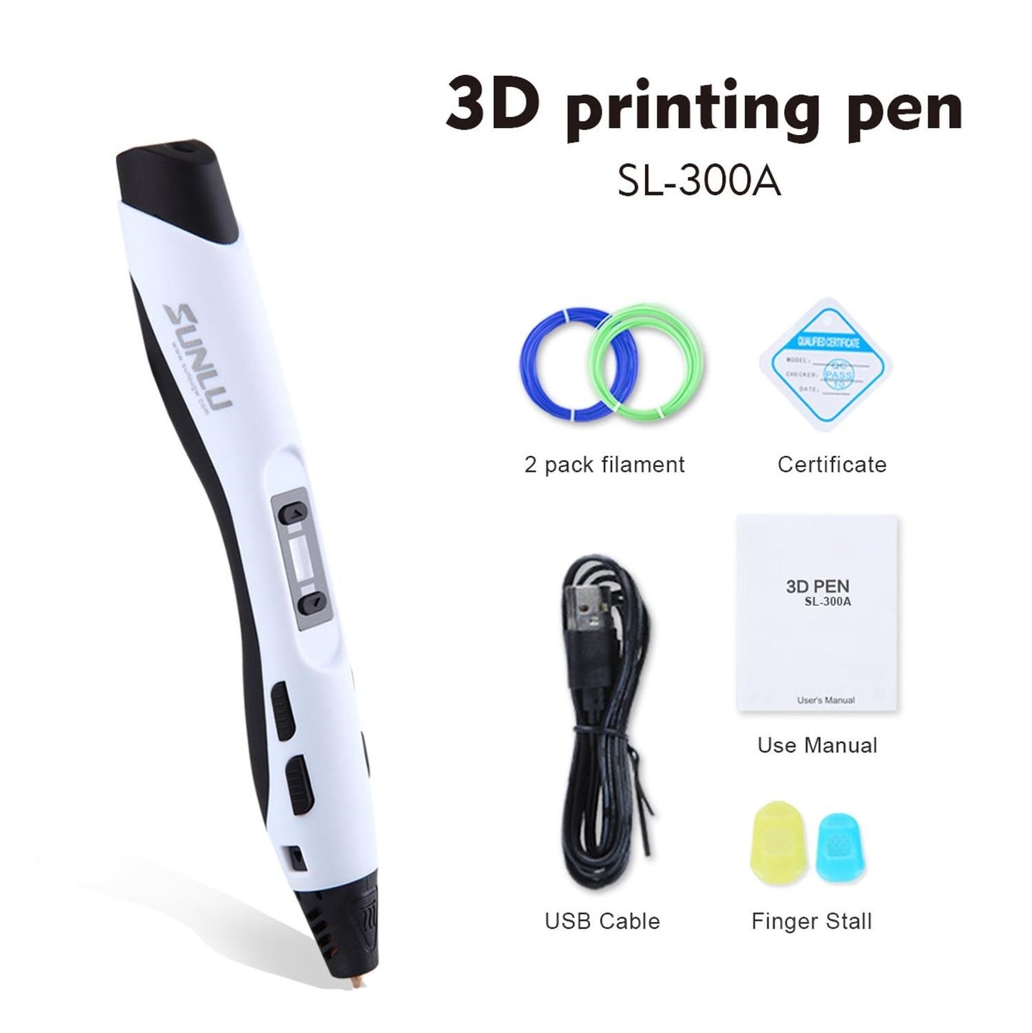 SUNLU 3D Pen SL 300A 3D Printing Pen